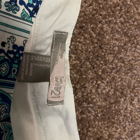 Paisley print satin shorts - Picture 2 of 2